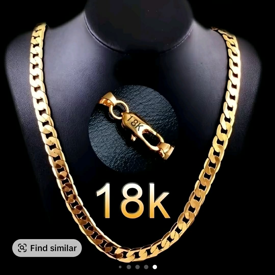 fashion 18k gold necklace