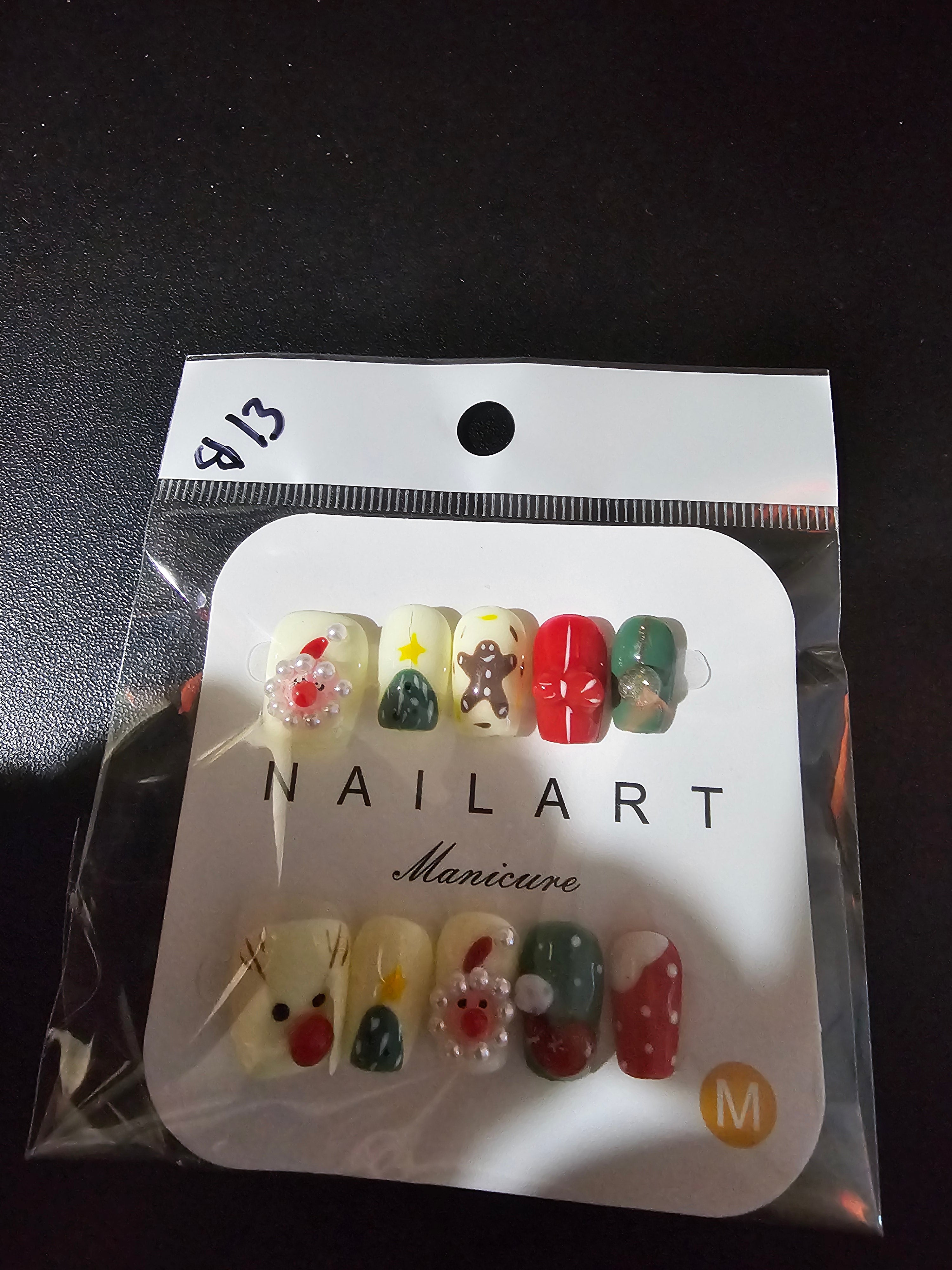 Christmas nails press on